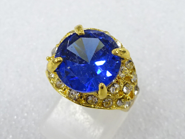 色石　指輪(11号)